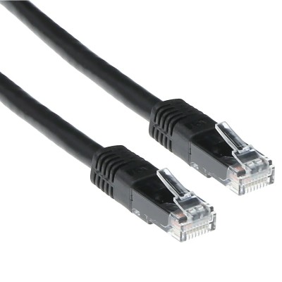 Iggual Cable de Red CAT6 UTP LSZH 1m Negro