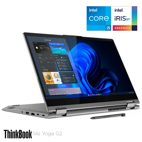 Lenovo ThinkBook 14s Yoga G2 IAP Convertible Intel Core i5-1235u 8GB 256GB SSD 14" Táctil W11Pro