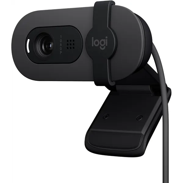 Logitech Webcam Brio 100 FHD 2Mp Grafito, USB