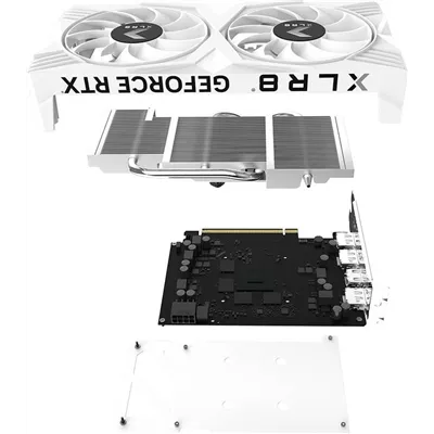 PNY GeForce RTX 4060 OC 8GB XLR8 Gaming Verto White GDDR6