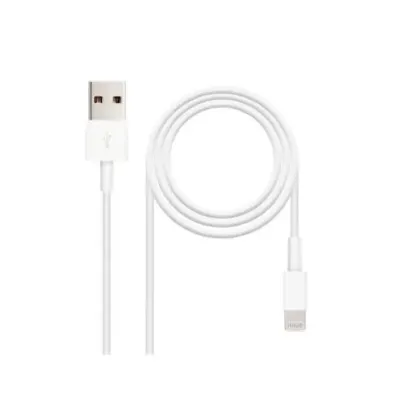 Cable USB 2.0 Lightning Nanocable 10.10.0402/ USB Macho -