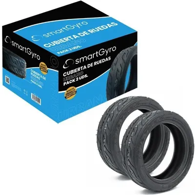 Pack 2 Cubiertas para Patines SmartGyro Tubeless SG27-320/ 10 x