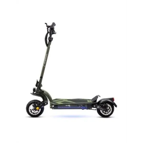 Patinete Eléctrico SmartGyro Raptor Certificado/ Motor 1000W/ Ruedas 10'/ 25km/h /Autonomía 90km/ Verde Army