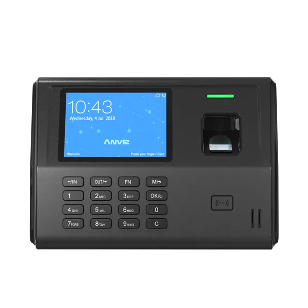 Anviz EP300 Pro Pantalla a color Huella dactilar, tarjeta RFID Terminal de tiempo y asistencia