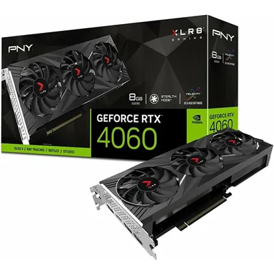 PNY GeForce RTX 4060 8GB XLR8 ARGB Gaming Verto Triple Fan