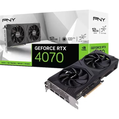 PNY GeForce RTX 4070 12GB Verto Dual Fan DLSS 3 GDDR6X