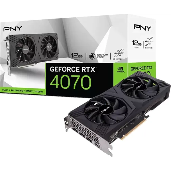 PNY GeForce RTX 4070 12GB Verto Dual Fan DLSS 3 GDDR6X