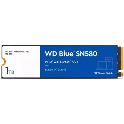 WD SSD Blue SN580 1TB NVMe a 4150MB/s PCIe 4.0 M.2 2280