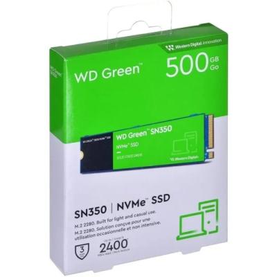 WD SSD Green SN350 500GB NVMe a 2400MB/s PCIe 3.0 M.2 2280