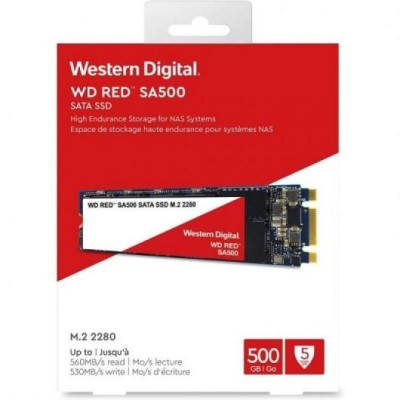 WD SSD Red SA500 NAS 500GB SATA M.2 2280 6Gb/s a 560MB/s