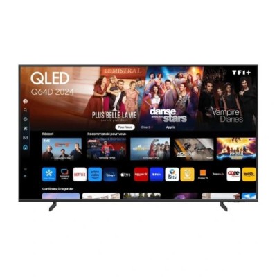 Televisor Samsung QLED Q64D TQ75Q64DAU 75'/ Ultra HD 4K/ Smart