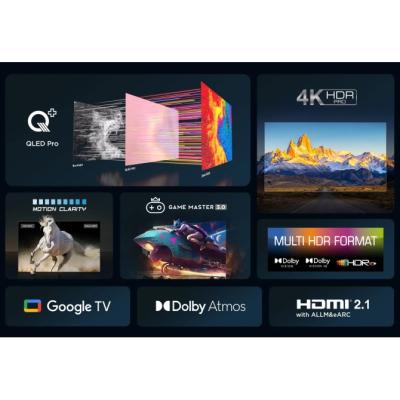 Televisor TCL QLED 50C655 50'/ Ultra HD 4K/ Smart TV/ WiFi