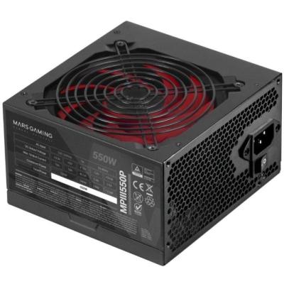 Fuente de Alimentación Mars Gaming MPIII550P/ 550W/ Ventilador