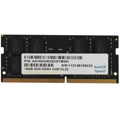 Apacer 16GB DDR4 3200MHz 1.2v CL22 - Memoria SODIMM