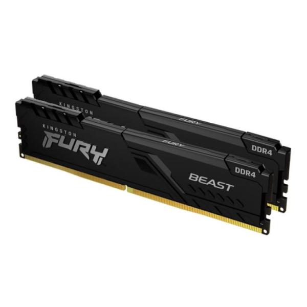 Memoria RAM Kingston FURY Beast 2 x 16GB/ DDR4/ 3200MHz/ 1.35V/ CL16/ DIMM