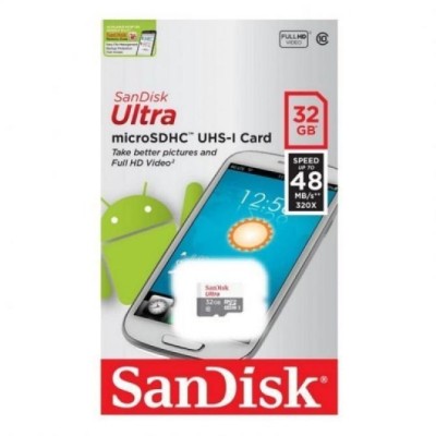 Sandisk sdsqunr-032g-gn3ma microsdhc 32gb cl10 c/a