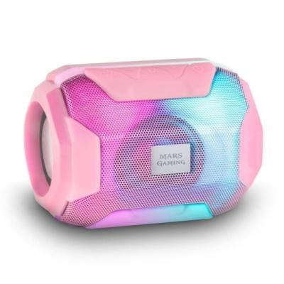 Mars gaming altavoz bluetooth rgb msbax 10w pink