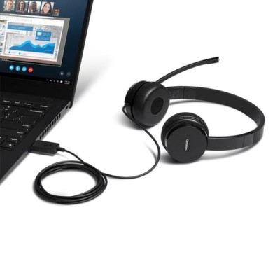 Headset Usb Lenovo 100 Usb Stereo