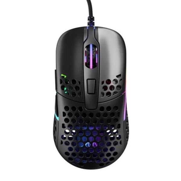 Cherry xtrfy ratón rgb 400-16.000 dpi usb black