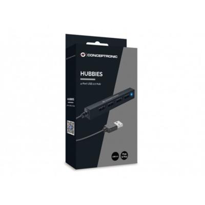 Hub Usb 2.0 Conceptronic Hubbies05b A 4xusb-a 2.0