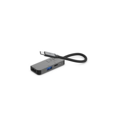 LinQ LQ48000 Docking USB-C 3 en 1 con opción cargador 100W