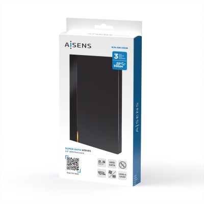 Aisens ASE-2524B Caja Externa para Disco Duro de 2.5' de 9.5mm