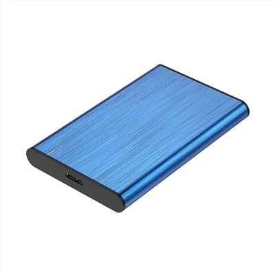 Aisens ASE-2525BLU Caja externa de aluminio Azul para Disco