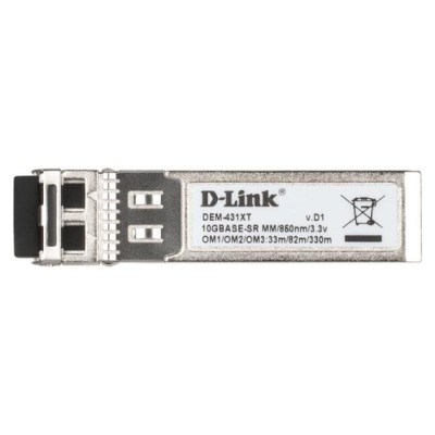 Transceiver Dlink Dem-431xt 10gbase-sr Sfp+ 80/300m Kit De 10