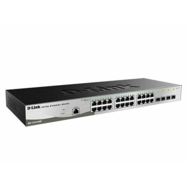 D-Link DGS-1210-28/ME/E switch Gestionado L2+ Gigabit Ethernet (10/100/1000) 1U Negro, Gris