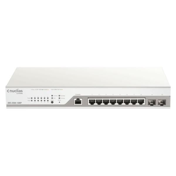 D-Link DBS-2000-10MP/E switch Gestionado L2 Gigabit Ethernet (10/100/1000) Energía sobre Ethernet (PoE) Gris