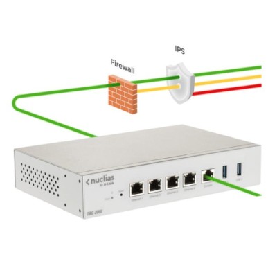 D-Link DBG-2000 pasarel y controlador 10, 100, 1000 Mbit/s