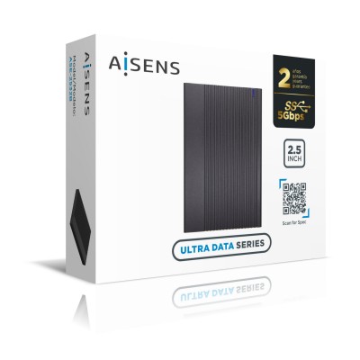 Aisens ASE-2532B Caja externa 2.5' para Disco Duro de 9.5mm