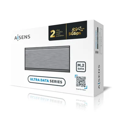 Aisens ASM2-007GRY Caja externa Gris para SSD M.2 SATA (NO