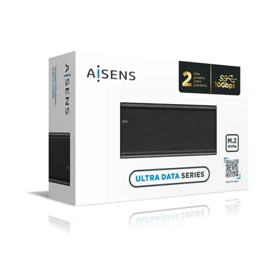 Aisens ASM2-008B Caja externa Negra para SSD M.2 NVMe (NO