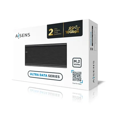 Aisens ASM2-008B Caja externa Negra para SSD M.2 NVMe (NO