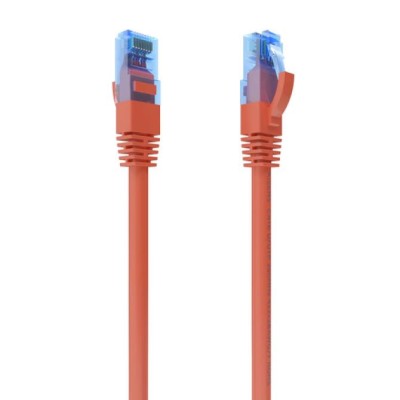 AISENS Cable De Red Latiguillo RJ45 Cat.6 UTP AWG26 CCA, Rojo