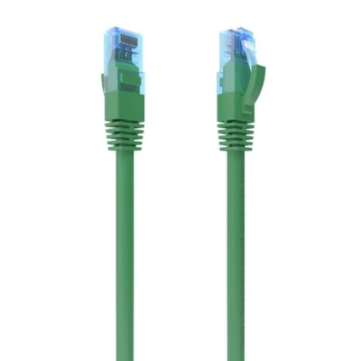 AISENS Cable De Red Latiguillo RJ45 Cat.6 UTP AWG26 CCA, Verde