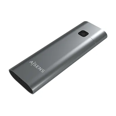 Aisens ASM2-021GR Caja externa Gris Ultra SLIM para SSD M.2