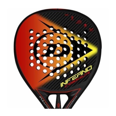 Pala de Pádel Dunlop Inferno Carbon Elite 2022/ Naranja y