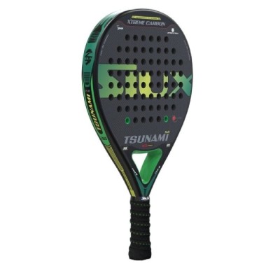 Pala de Pádel Siux Tsunami 5.0 3K/ Negra y Verde