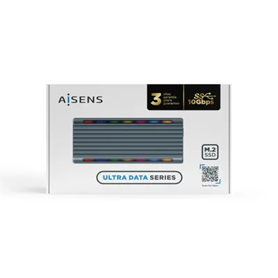 Aisens ASM2-RGB011GR Caja externa ULTRA DATA GAMING RGB Gris