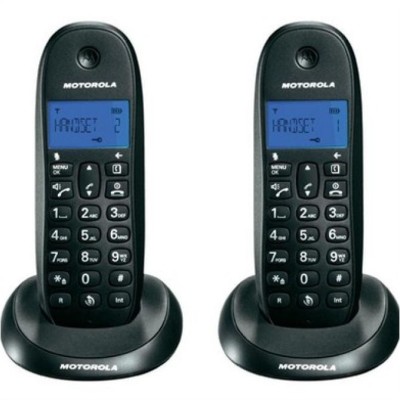 Telefono Inalambrico Dect Duo Motorola C1002lb+ 50 Entradas