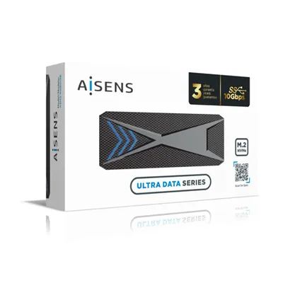 Aisens ASM2-RGB013B Caja externa ULTRA DATA GAMING RGB Negro