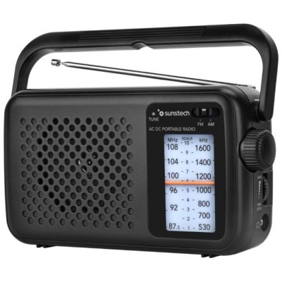 Radio Portátil Sunstech RPS760/ Negro