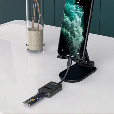 Aisens ASUC-M2D011-BK Mini Docking USB-C para disco SSD M2