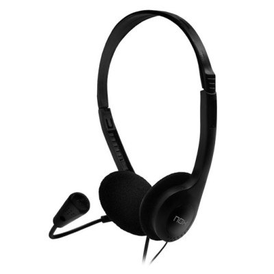 Auriculares Nox Voice One/ con Micrófono/ Jack 3.5/ Negros