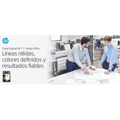 HP 711 Amarillo CZ132A - Cartucho de Tinta Original