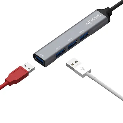 Hub USB 3.0 Aisens A106-0540/ 4xUSB