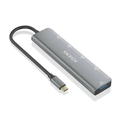 Hub USB Tipo-C Aisens A109-0857/ 3xUSB/ 1xUSB Tipo-C/ 1xUSB