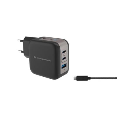 Cargador De Pared Conceptronic Usb-c X2 Usb-ax1 Quickcharge 3.0